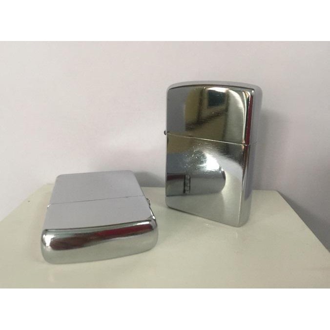 HỘP QUẸT ZIPPO TRƠN TRẮNG