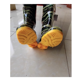 Ủng cao su Rằn Ri đế vàng