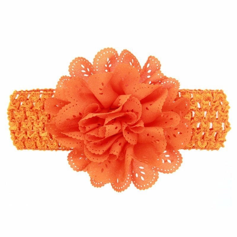 Băng đô hoa vải chiffon xinh xắn cho bé gái nhiều màu lựa chọn