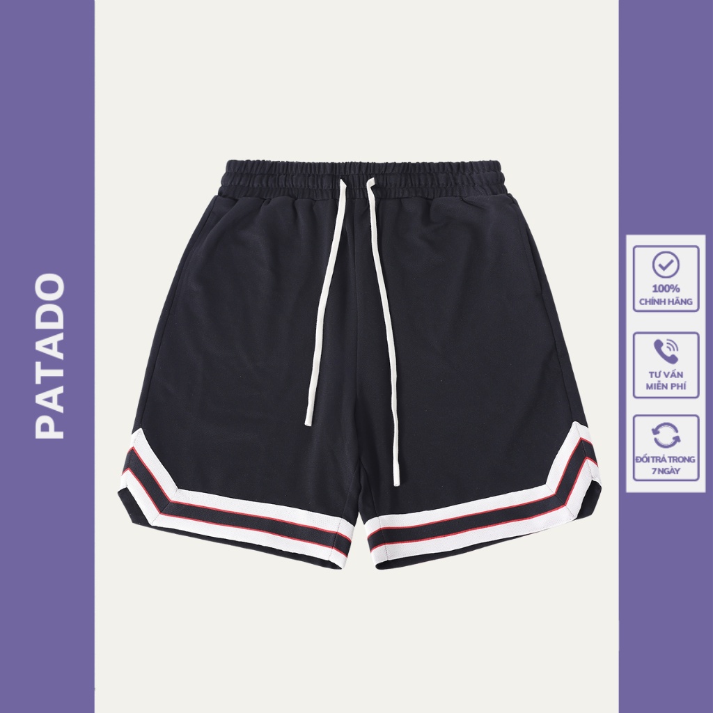 Quần đùi nam PATADO Thể Thao Chất Vải Gió Chun Mềm Mại,Co Giãn Vận Động Thoải Mái QĐ01