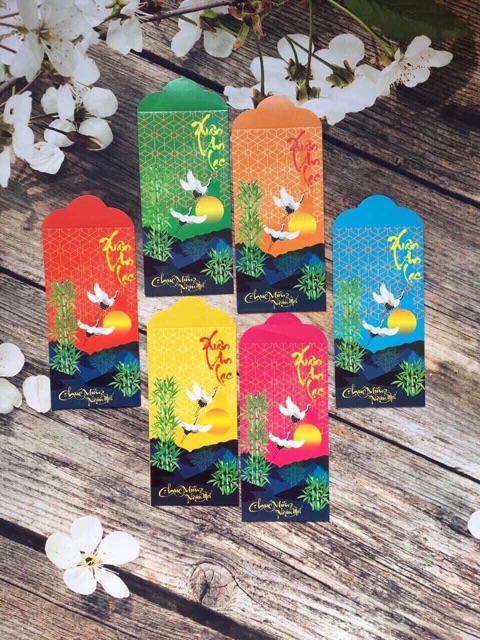 Set 6 lì xì Tết Kỷ Hợi 2019