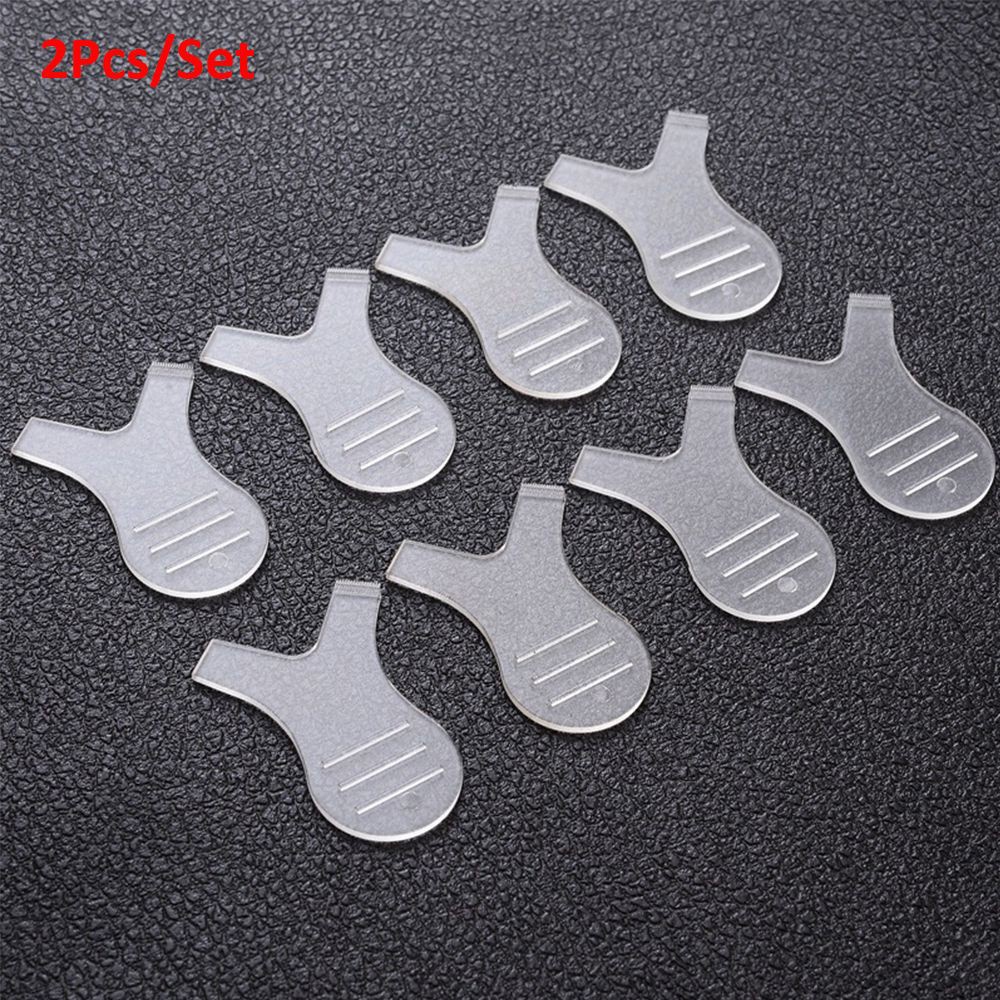 (Hàng Mới Về) Set 2 Lược Chải Lông Mi Mini Hình Chữ Y Trong Suốt Mềm Mại Nhiều Màu