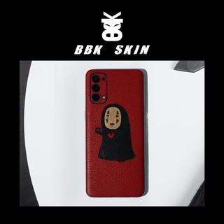 Miếng dán da/ Skin da Bò thật Cao cấp OPPO Reno4