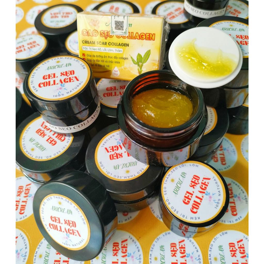 Cao sẹo Collagel  Phục Hồi Tái Tạo Da  Đánh bay các loại sẹo sồi lõm, các loại sẹo do mụn, thâm 15gr