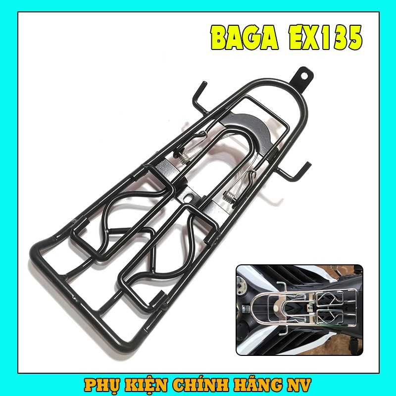 Baga Exciter 135 Gắn Giữa 10li Chất Liệu Inox Chắc Chắn Bền Bỉ