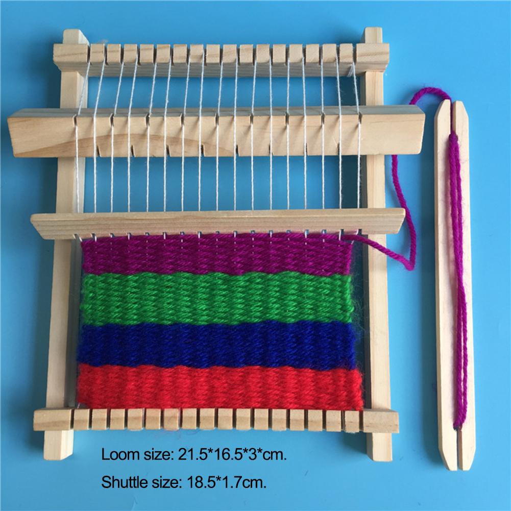 Khung cửi đan len thủ công bằng gỗ tiện lợi và bền