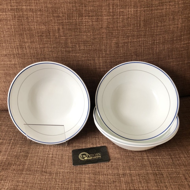 Tô Thủy Tinh Mỹ Corelle 1.0Lit 432 Double Blue