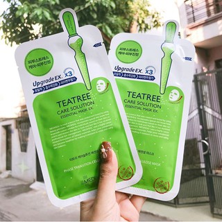 Lẻ miếng Mặt Nạ Trà Xanh Mediheal Teatree Care Solution Essential Mask