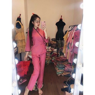 đồ lam đi chùa (nơ nhật không thêu)