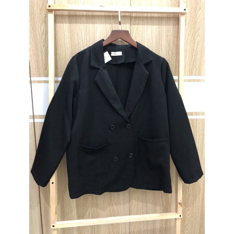 ÁO BLAZER TRƠN TAY DÀI 1 LỚP FREESIZE (KÈM ẢNH CHỤP THẬT) | BigBuy360 - bigbuy360.vn