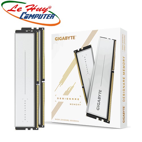 [Mã ELMS05 giảm 5% đơn 300k]Ram máy tính GIGABYTE DESIGNARE Memory 64GB (2x32GB) 3200MHz (GP-DSG64G32)