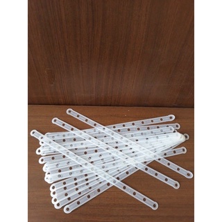 Combo 10 dây nhựa mix đồ - giây lạt treo set bộ,mix bộ cho shop quần áo người lớn,trẻ em,chiều dài dây 49cm màu trắng
