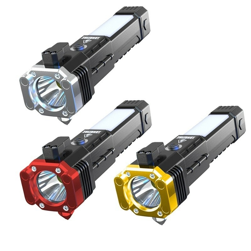Đèn Pin LED COB Độ Sáng Cao Có Thể Sạc Lại Dùng Cho Cắm Trại / Leo Núi