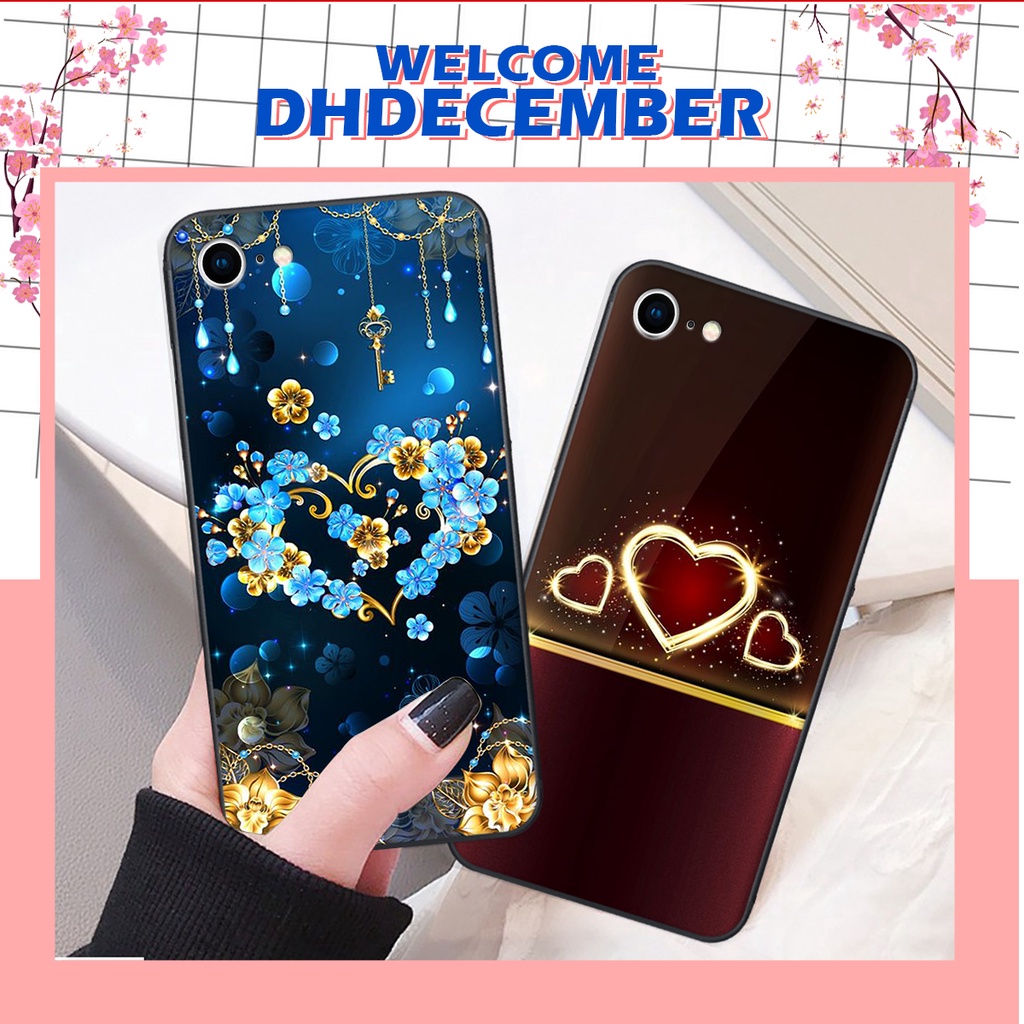 Ốp lưng IPHONE 7 / 8 / SE 2020 in hình hoa tinh tế , mới mẻ DH DECEMBER
