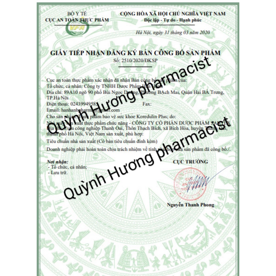 Viên uống KOREDULIN PLUS hộp 60 viên giúp tăng cường miễn dịch cho cơ thể