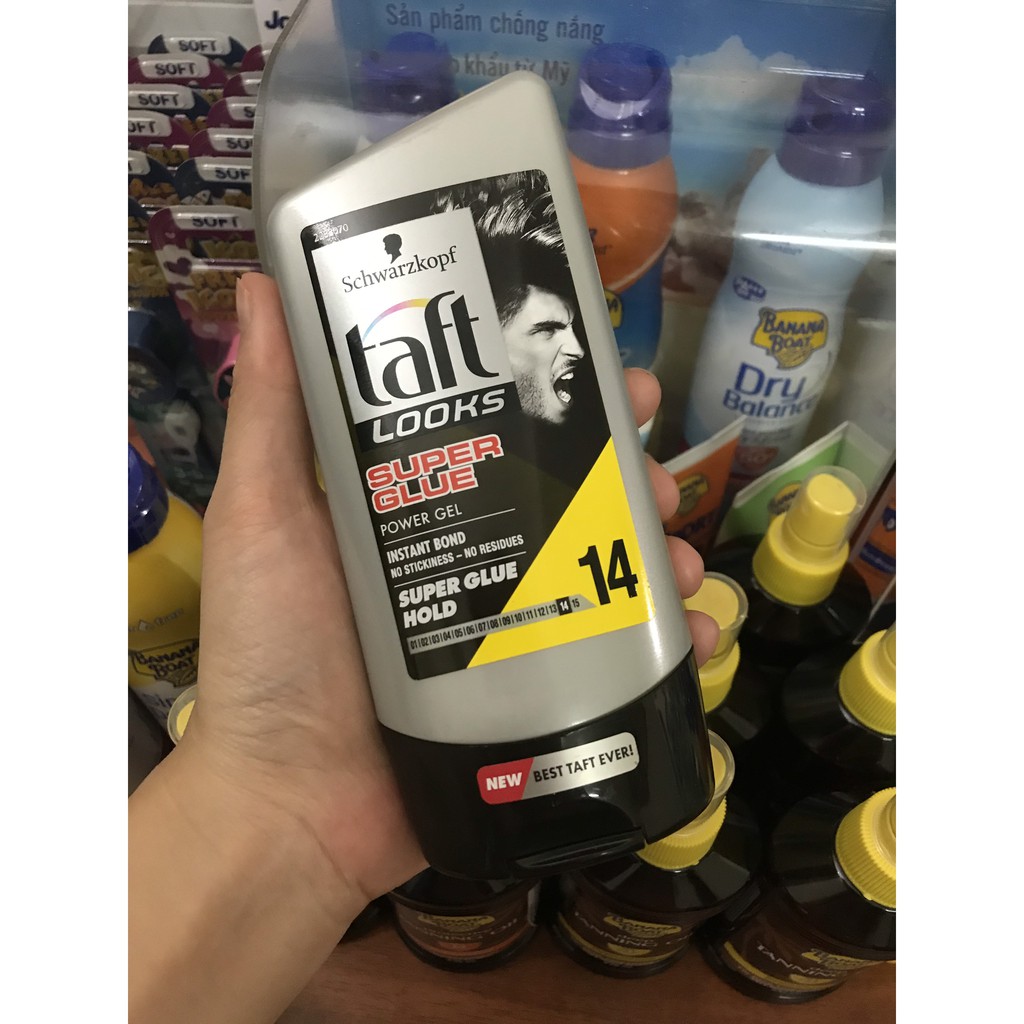 [XẢ LỖ CHẠY DATE] GEL VUỐT TÓC TAFT NHẬP KHẨU CHÍNH HÃNG ĐỨC 150ML