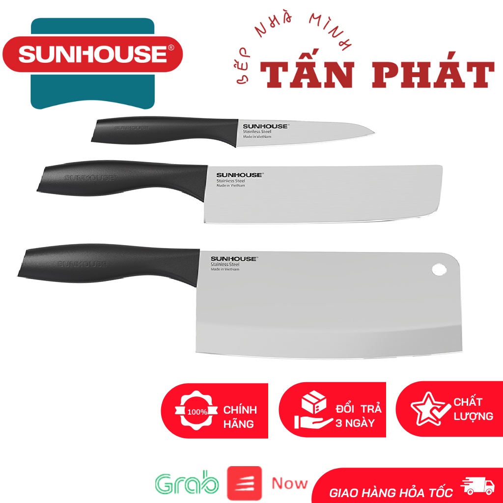 Bộ dao 3 chiếc Eco Family Sunhouse