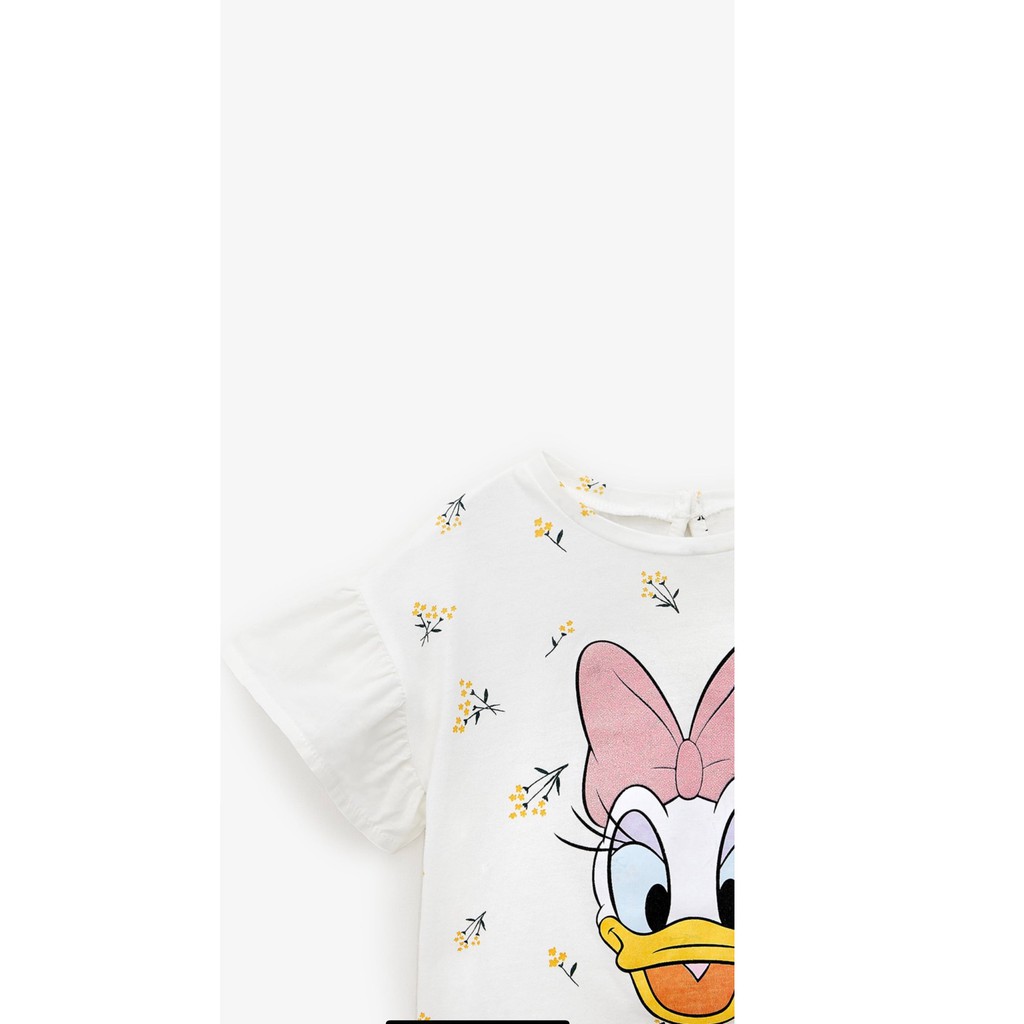 Áo phông Zara Vịt Donald cho bé gái 1-5 tuổi