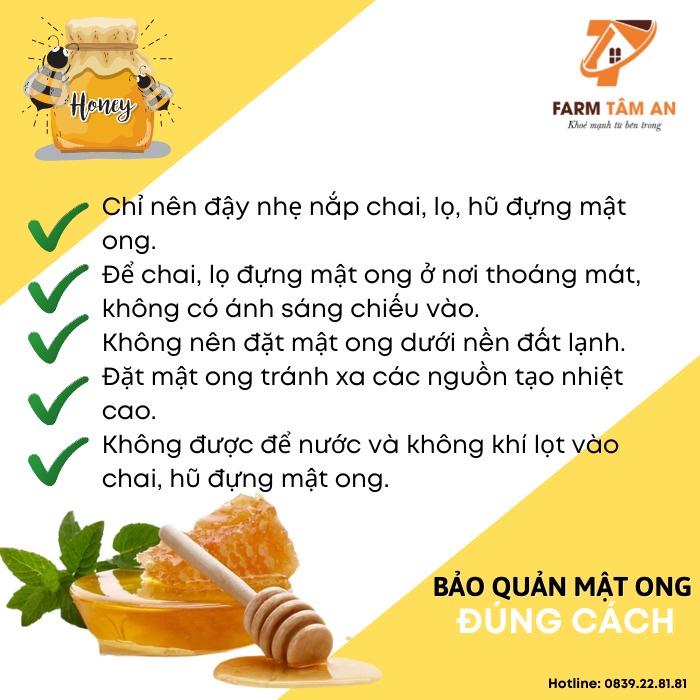 Mật Ong Rừng Hoa Nhãn Nguyên Chất 100ml Farm Tâm An, Bồi bổ cơ thể, Tăng sức đề kháng, Làm đẹp