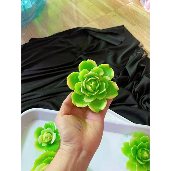 Khuôn Silicone Hoa Hồng Nước Nhụy Đại Đóa 10.5 Cm