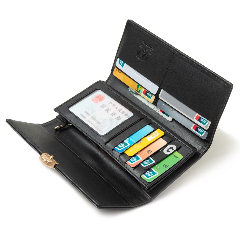 Ví Dài Đựng Thẻ Sức Chứa Lớn Cao Cấp Thời Trang Dành Cho Nữ Giá Đỡ