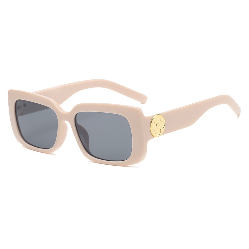(JIUERBA)COD Western Retro Style Sunglasses For Women Vintage Square Sun Glasses