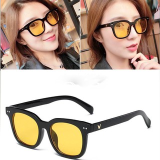Mắt kính râm chữ V gọng nhỏ nhiều màu,kính mát teen nam nữ Hàn Quốc thời trang