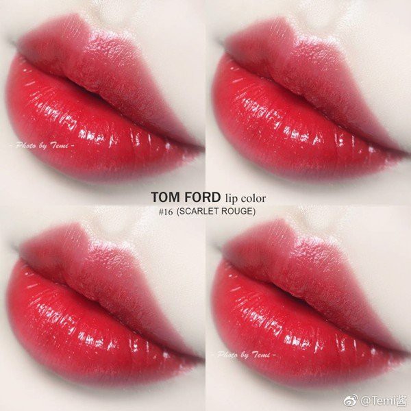 Son Tom Ford Lip Color Rouge A Levres màu #16 Scarlet Rouge