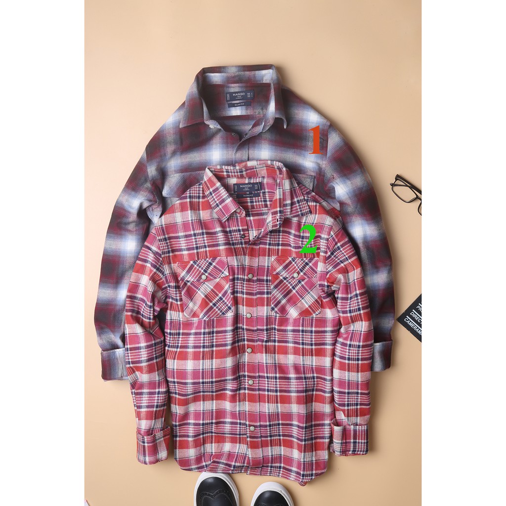 Sơ mi dạ nam VNXK chất vải mềm cúc bấm khuy ngọc đẹp rẻ | BigBuy360 - bigbuy360.vn