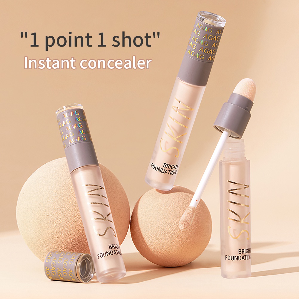 Kem che khuyết điểm dạng lỏng GECOMO thiết kế hai đầu che phủ toàn diện với 2 màu sắc tùy chọn | BigBuy360 - bigbuy360.vn