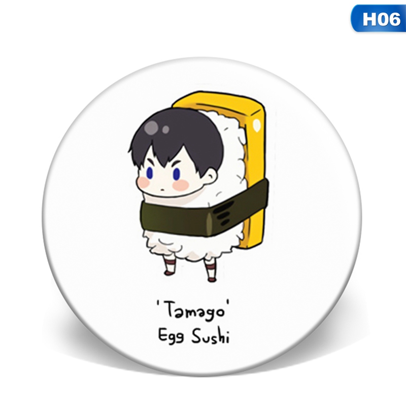 Ghim Cài Áo Hình Nhân Vật Haikyuu Dễ Thương
