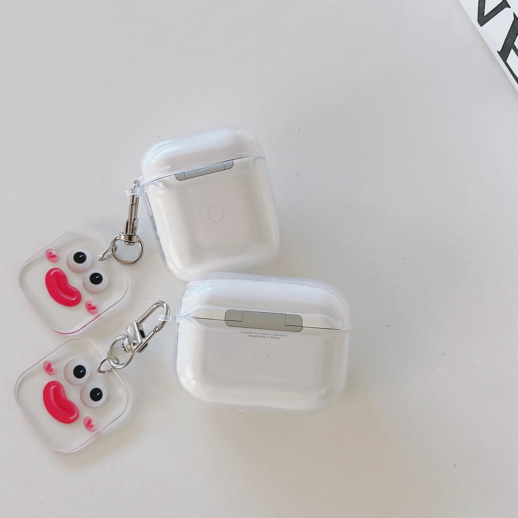 Vỏ Bảo Vệ Hộp Sạc Tai nghe không dây Airpods 1 2 3 Pro Hình Xúc Xích Hoạt Hình Chống Rơi Chống Bẩn