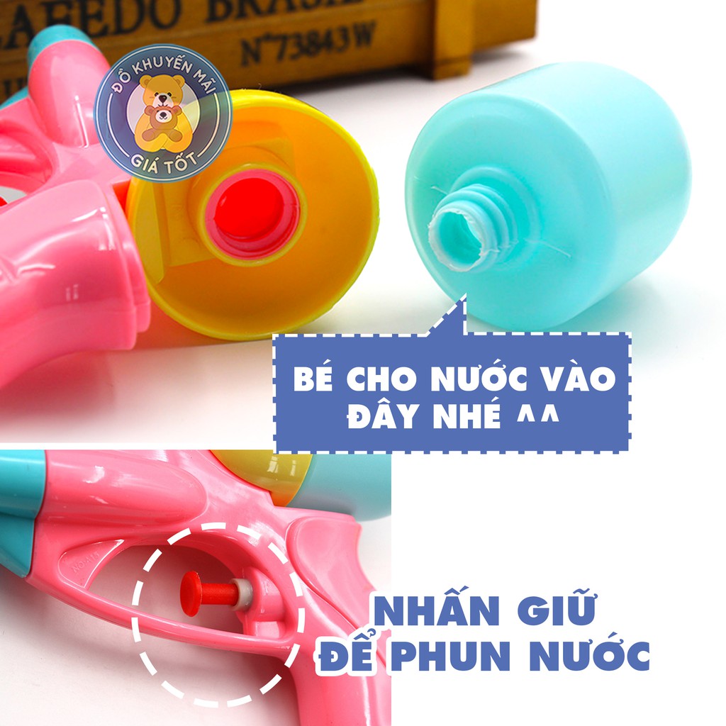 Đồ chơi vận động ☘️ GIÁ SỐC ☘️ máy phun nước nhiều màu vui nhộn cho bé yêu