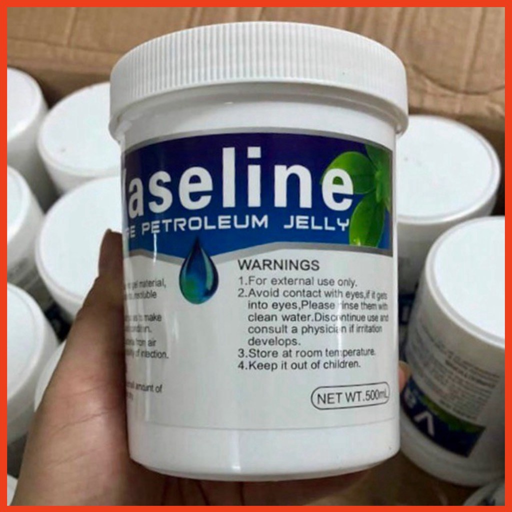Hũ vaseline Pure Petroleum Jelly to, vaselin dưỡng ẩm hình xăm body lau mực phun xăm 500g