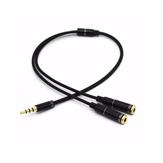 Dây chia jack loa chuẩn 3.5 từ 1 ra 2