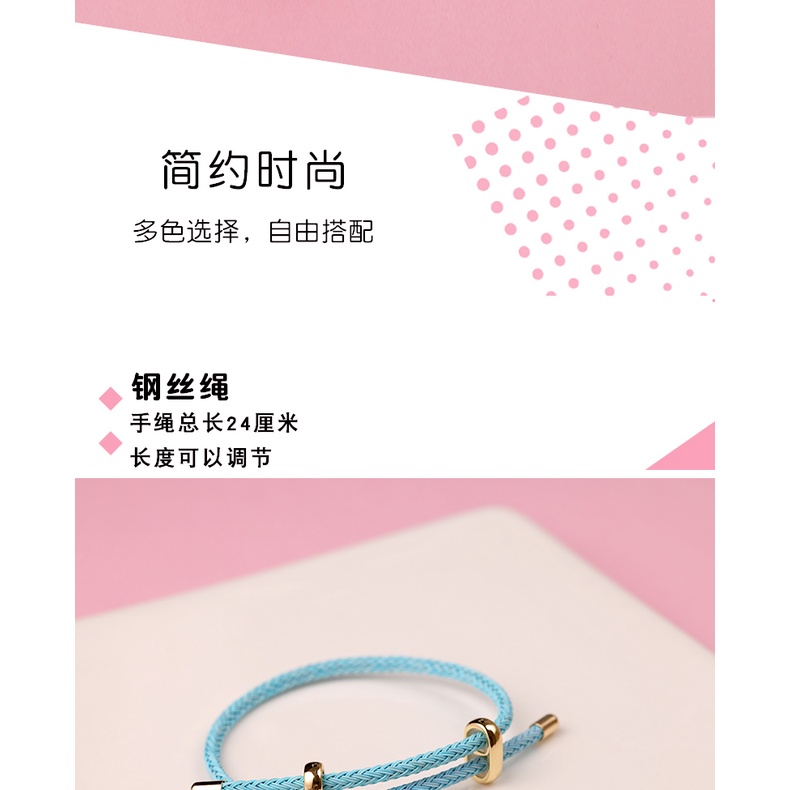 Hạt Xỏ Làm Vòng Tay 3mm Bằng Sợi Thép Không Gây Dị Ứng Chống Nước Chống Oxy Hóa Màu Sắc Cao Cấp