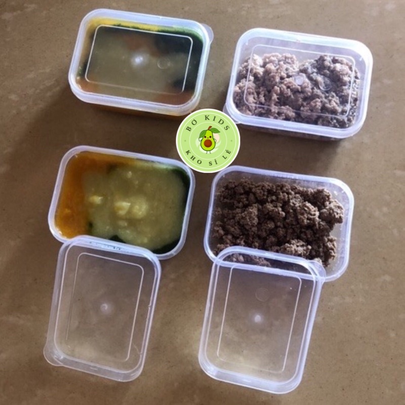 Hộp Đựng Thực Phẩm Có Lắp Cho Bé Để Tủ Lạnh Việt Nhật 6685-1 hộp chia đồ ăn dặm cho bé, có nắp đậy, an toàn vệ sinh