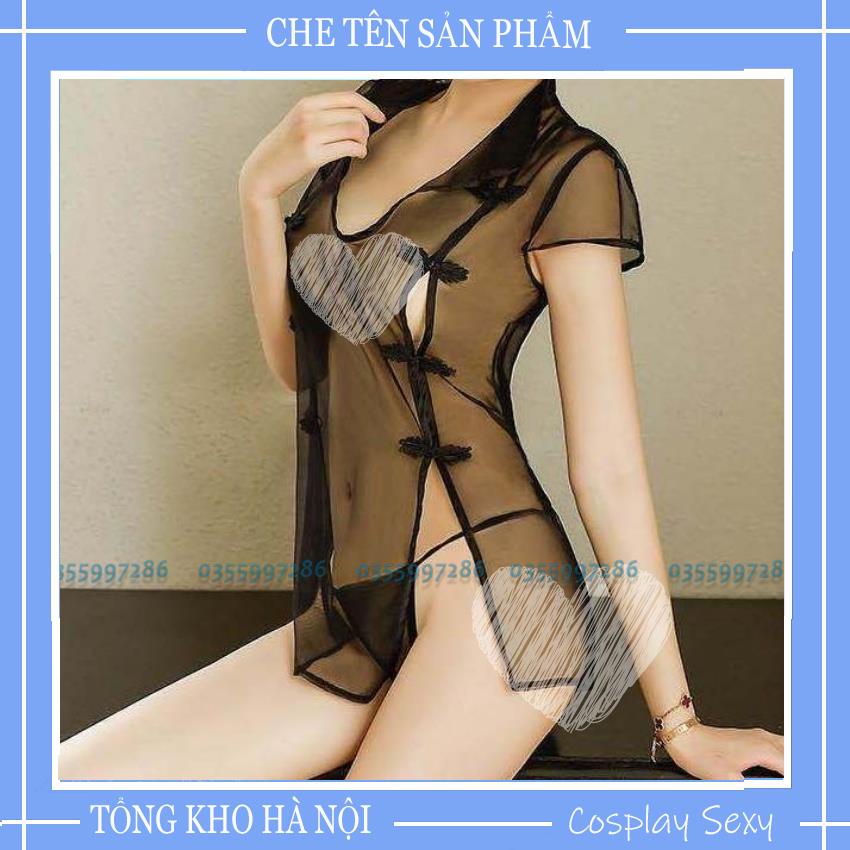 Áo Ngủ Sexy Voan Xuyên Thấu, Cosplay Sườn Xám Phong Cách Cổ Trang Trung Hoa Mã: ASXV005 | BigBuy360 - bigbuy360.vn