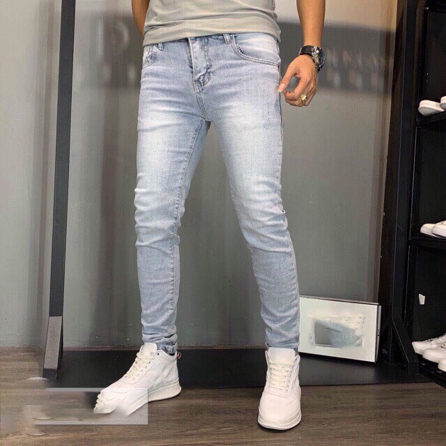 Quần Jeans Nam Thiết Kế Đẹp Mắt Hợp Thời Trang Đẹp Nhất 2020 M14 | BigBuy360 - bigbuy360.vn