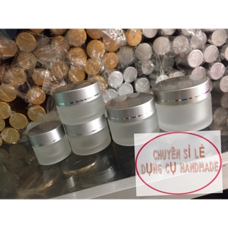 Hủ đựng kem thuỷ tinh 10ml-15ml-20ml-30ml-50ml