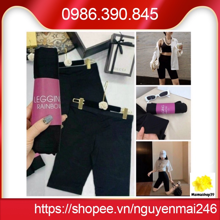 [Hàng loại 1] Quần legging lửng nữ, quần legging nâng mông ngố nữ siêu hot 2021 | BigBuy360 - bigbuy360.vn