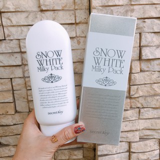 Kem Tắm Trắng Secret Key Snow White Milky Pack