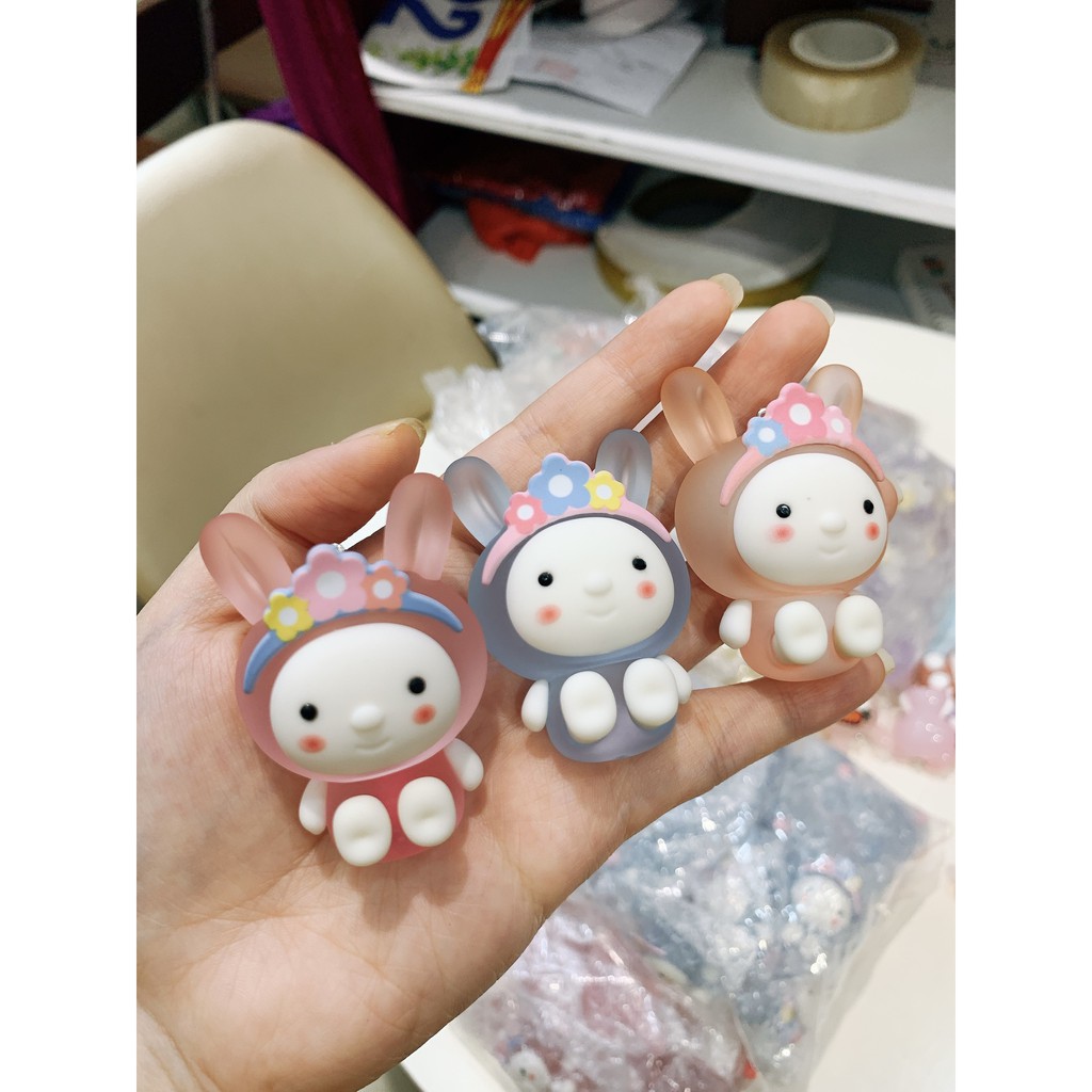 Hình Charm, Móc khóa to bằng đèn kute trang trí vào sục, giày dép, vỏ điện thoại