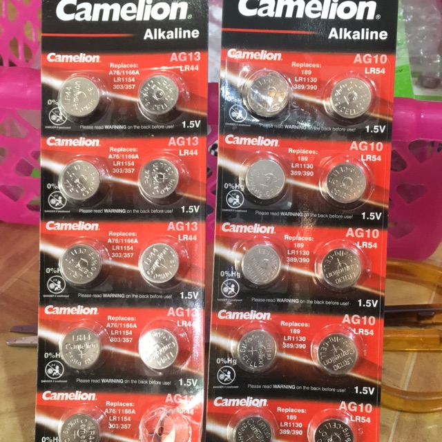 Pin AG 10/AG 13 Camelion