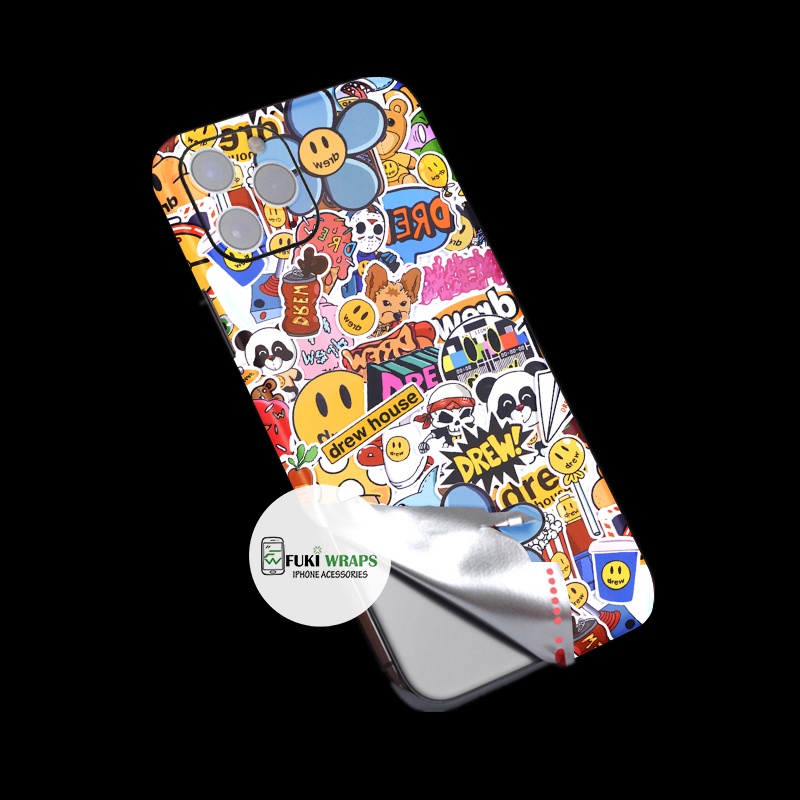 Tấm dán Skin Mặt Sau FULL VIỀN Dành Cho 13prm , 12prm , 11prm , x, xsm , ip11 , ip12 , ip13 - FukiShop