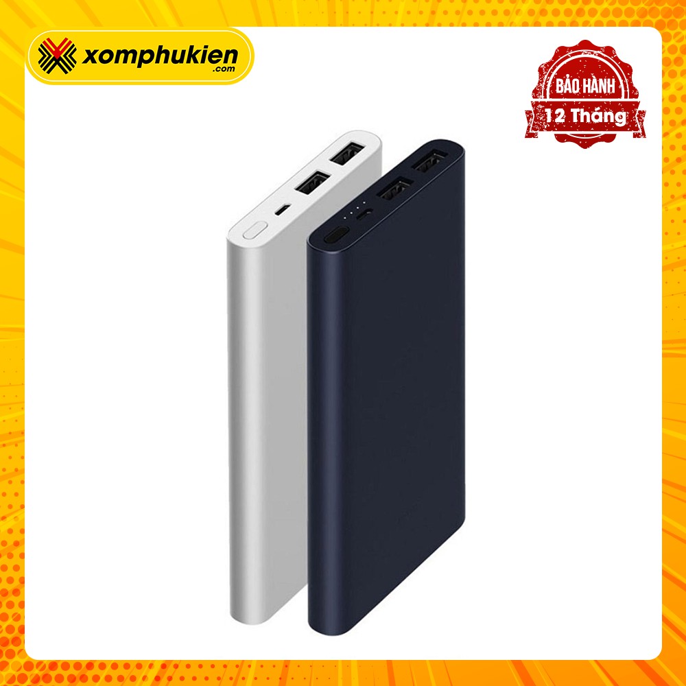 Pin sạc dự phòng xiaomi Gen 2s 10000mAh tích hợp 2 cổng sạc song song - Bảo hành 12 Tháng