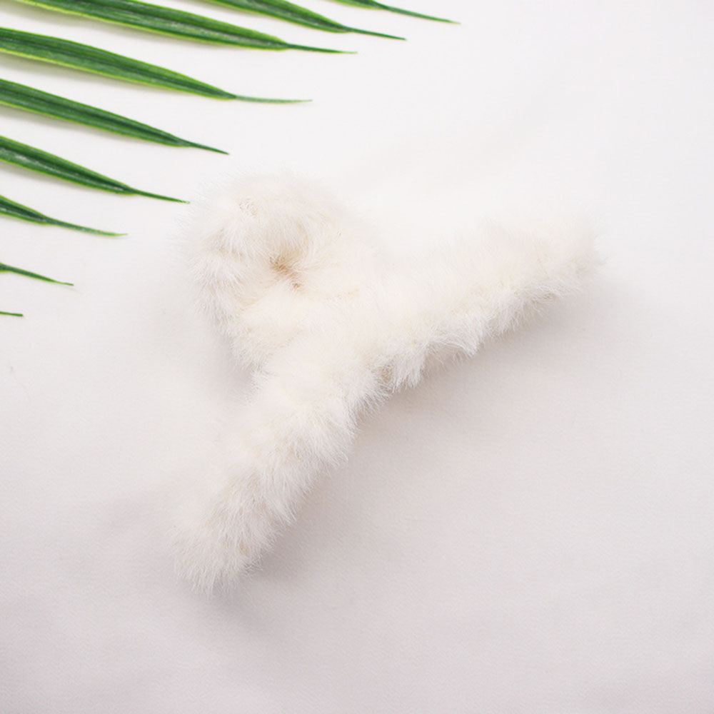 Kẹp Tóc Giả Lông Thỏ Thời Trang Thu Đông Đáng Yêu Cho Nữ