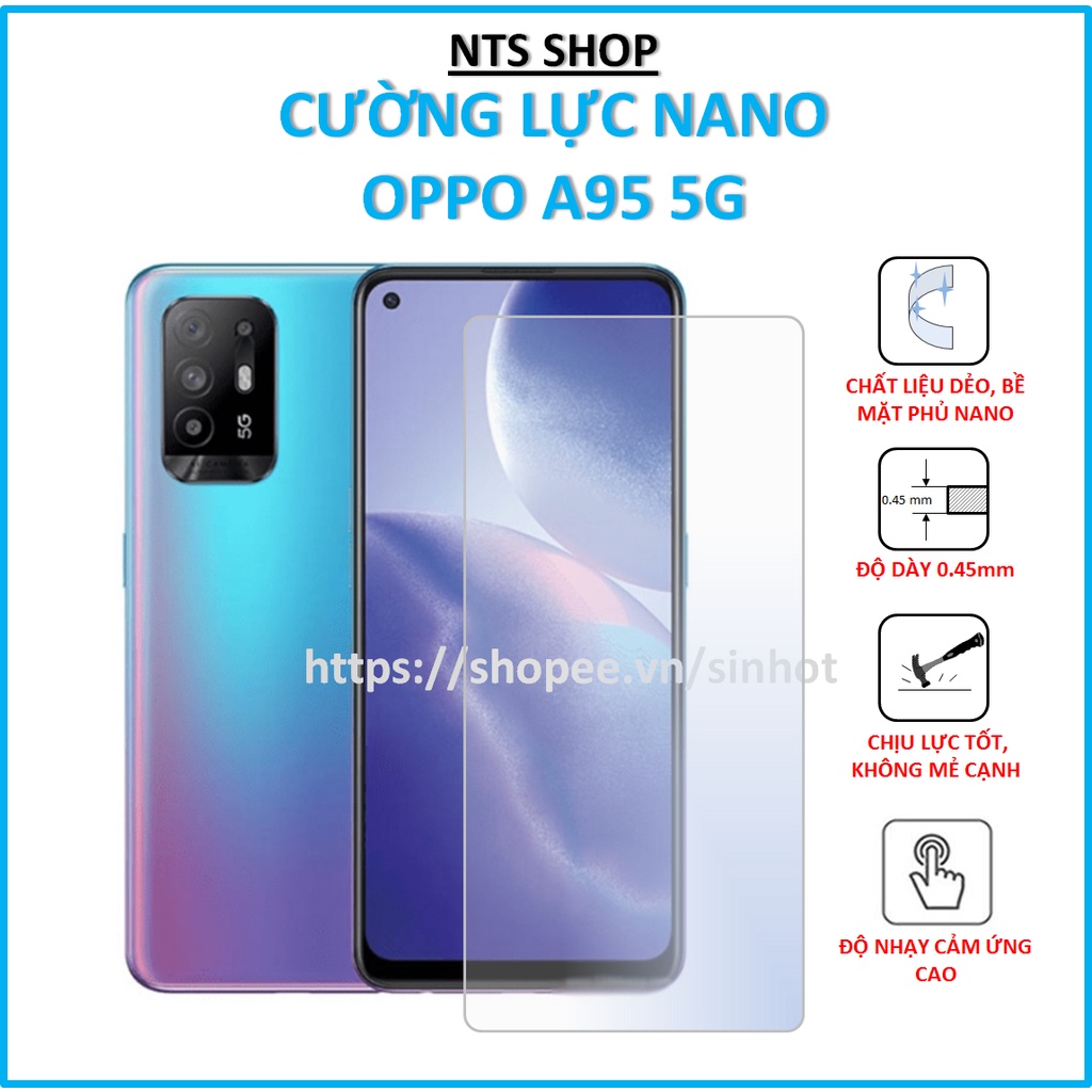Dán cường lực dẻo bảo vệ màn hình/ppf chống xước OPPO A95 5G