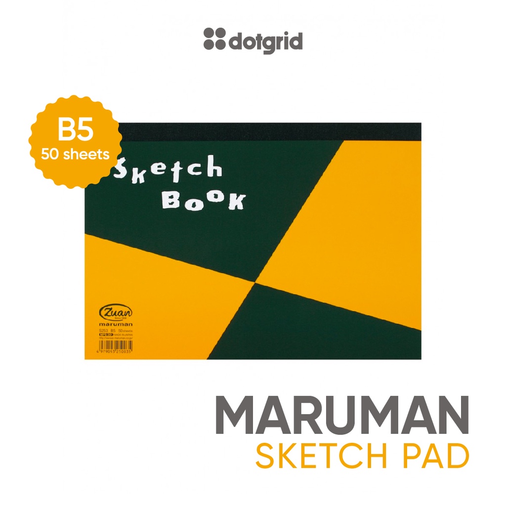 Tập giấy vẽ phác họa sketchbook Maruman size B5