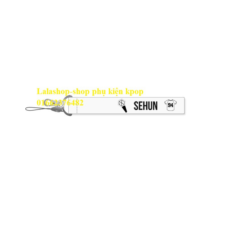 Xả lỗ - Móc khóa nametag EXO Lightstick